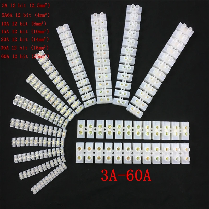 

terminal block X3 plastic terminal 12-bit power wire connector detachable