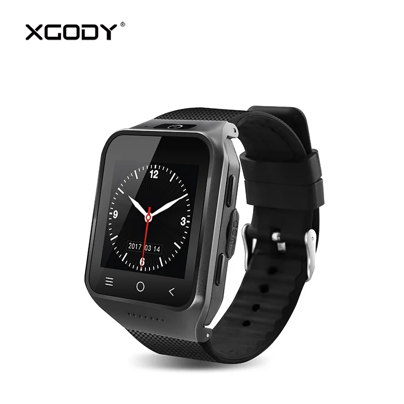 

XGODY S8 3G WCDMA Phone Call Smart Watch Android 4.4 Dual Core 512MB RAM 4GB ROM Smartwatch GPS Bluetooth 4.0 Reloj Inteligente
