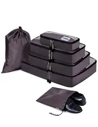 Дорожная сумка Открытый чемодан всего набор шесть сумки для дома организации Экологичная Одежда Организатор