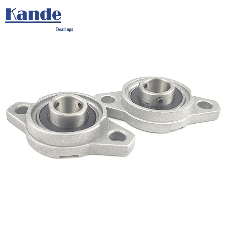 

2pcs KFL005 25mm Mounted Block Cast Housing Self-aligning Pillow Bearing KFL Kande