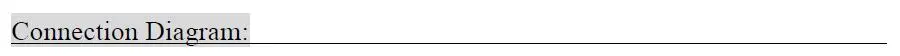 Connection Diagram