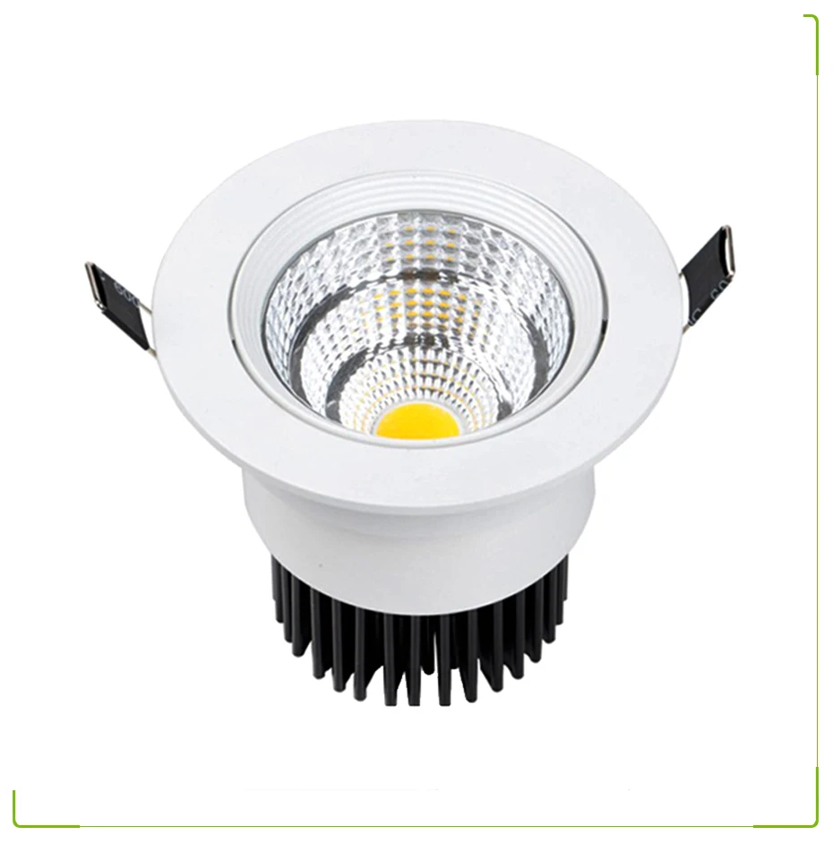 Super Bright Recessed LED Dimmable Downlight COB 5W 7W 10W 15W 20W 24W LED Spot light LED Decoration Ceiling Lamp AC85-265V