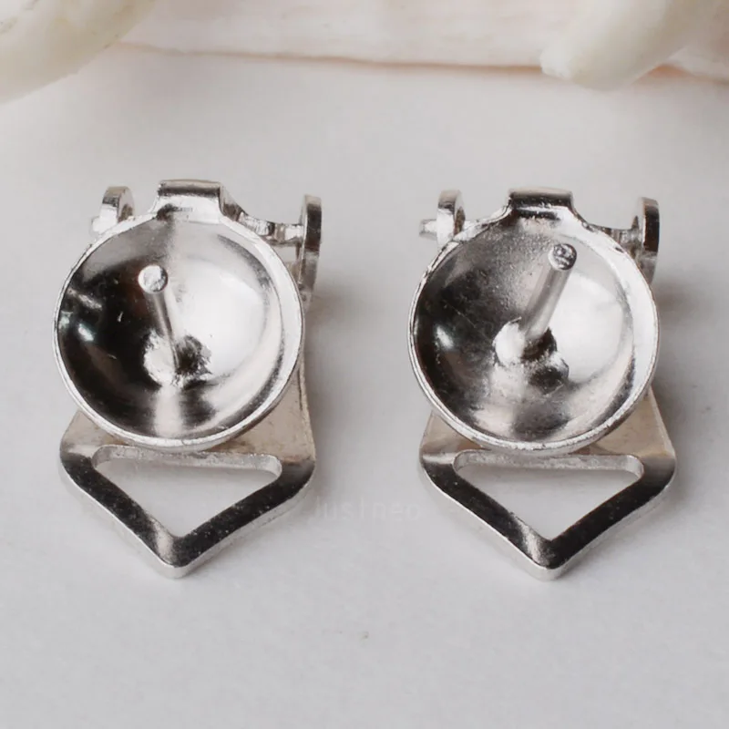 Buy clip on earring findings,solid 925 sterling silver hinged earclip hook