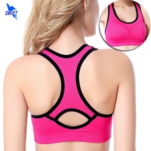 Высокое качество, женский бюстгальтер для йоги, Спортивный Бюстгальтер Для Бега Спортзала фитнеса бюстгальтер для занятий спортом, мягкий пуш-ап, Майка для девочек, спортивная одежда