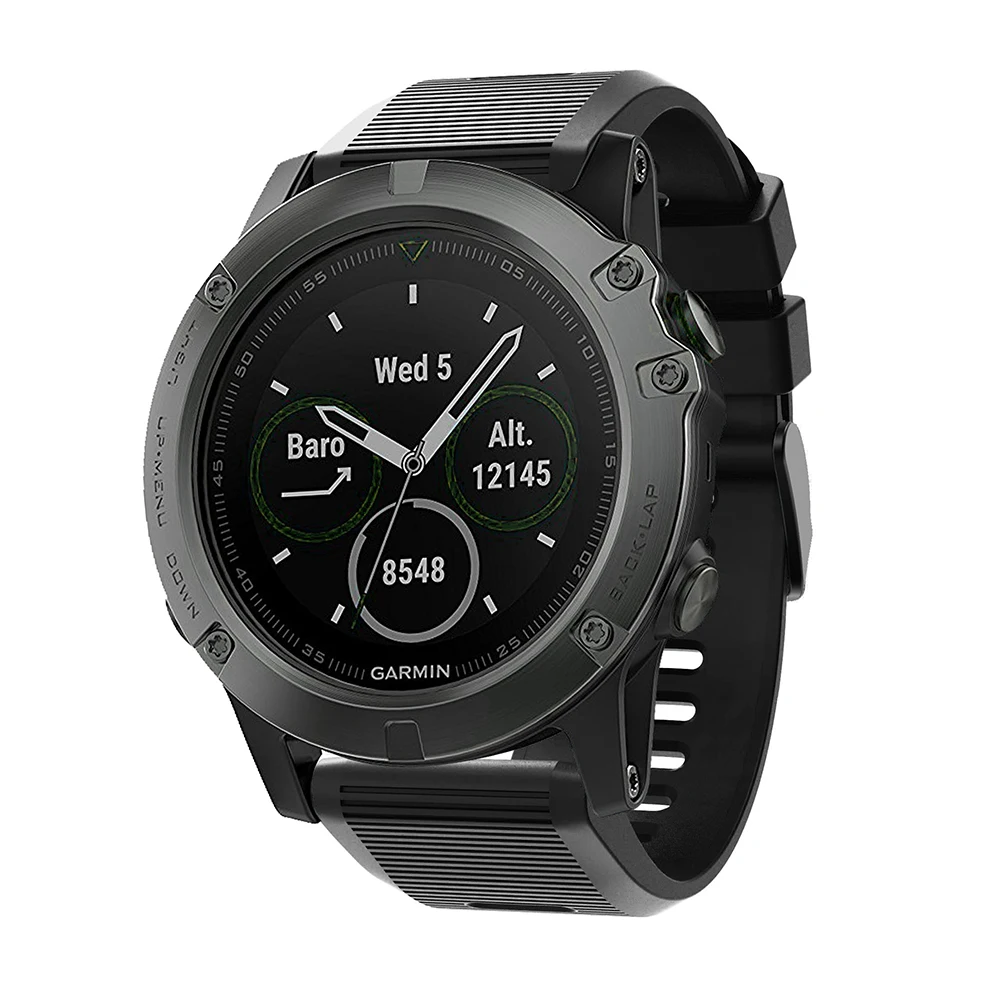 Quick Release силиконовые Easy fit запястье ремешок 26 22 20 мм для Garmin Fenix 5X5 5S плюс 3 3 HR Forerunner 935 часы