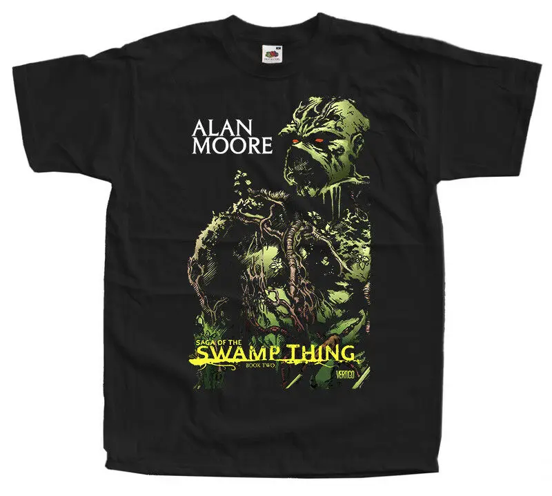 Swamp Thing V3 фильм черная футболка все размеры Wise Ray Луи Jourdan Подарочная Футболка с