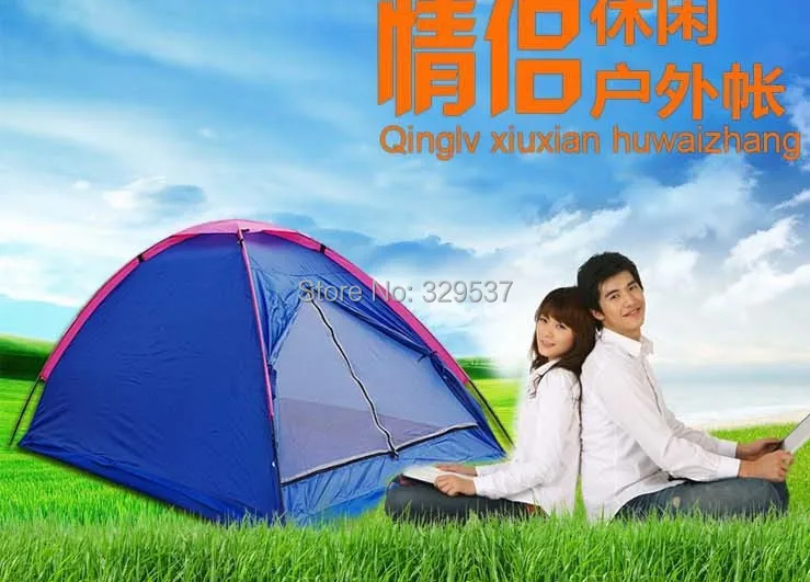 

High quality Waterproof Rainproof Two Person Lovers Tents outdoor Camping Tent Mountaineering Folding Tent Free Shipping