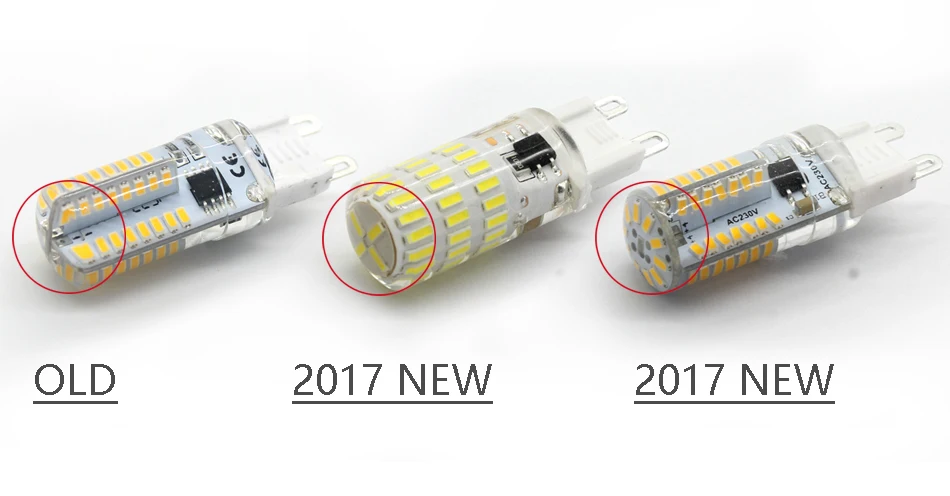 1 шт./лот светодиодный G9 3014 4014 2835 SMD AC 220V G9 светодиодный светильник силиконовый люстры лампы освещения