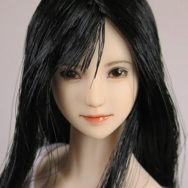 

Estartek Hand Paint Customized 1/6 Obitsu KE30 Final Fantasy Tifa Head Sculpt for 12inch UD DOLL Action Figure DIY