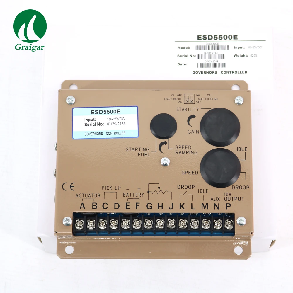 

ESD5500E Generator Engine Speed Governor Controller