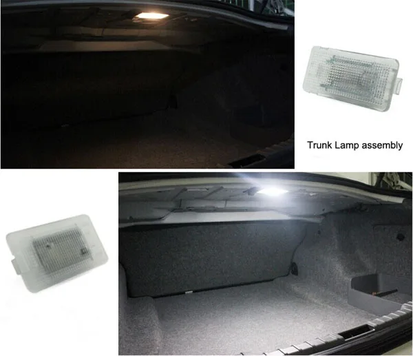 1Pcs WHITE LED Luggage Compartment Footwell Light Lamp for 5 series E39