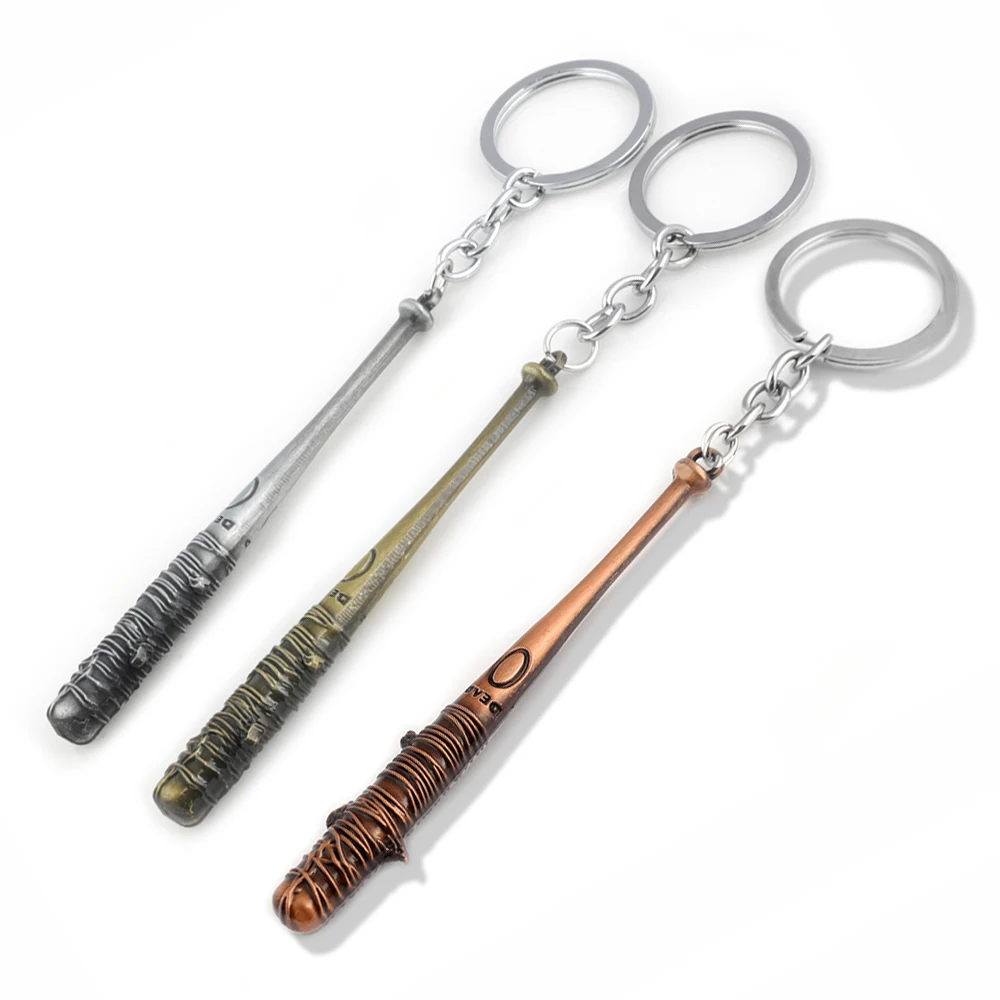 

SG Hot Sale 3 Colors The Walking Dead Keychain Negan's Bat LUCILLE Keyring Men Car Women Bag Key Chain Pendant Chaveiro Jewelry