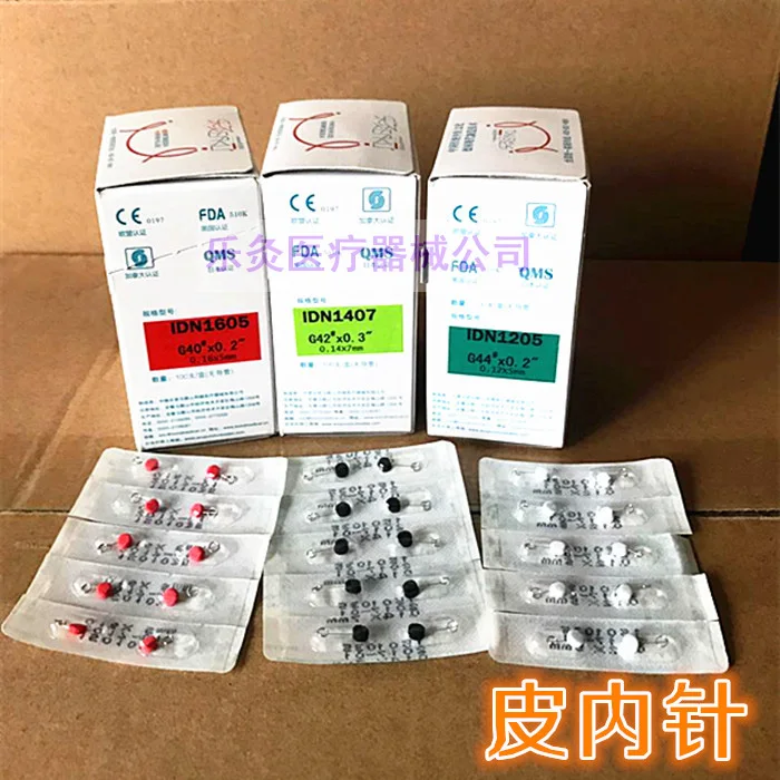 

disposable Acupuncture needles intradermal needling three colors 100pcs/pack