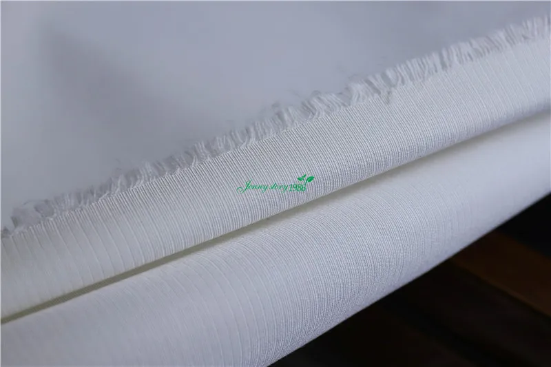 

Weighing 30 mm, pure white brand clothing raw materials, silk fabrics Casual pants, jacket, suit Fine craft silk fabric