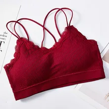 Женский сексуальный бесшовный кружевной бюстгальтер С Завинчивающимися бретельками, топ на бретелях, бюстгальтер, нижнее белье