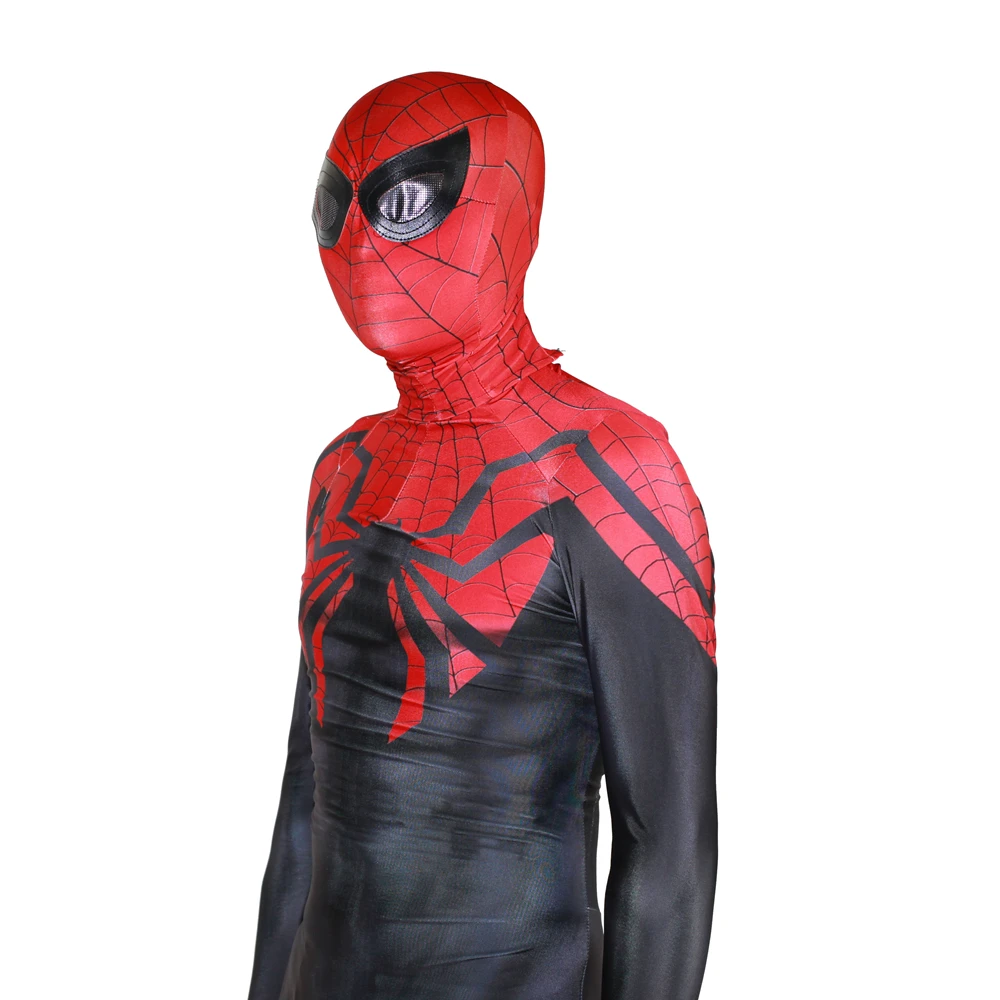 Для взрослых мужчин человек паук превосходный паук косплей костюм супергерой zentai шаблон боди костюм комбинезоны