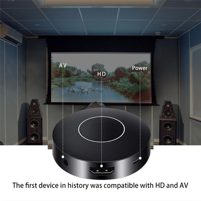 HD 1080P HDMI + AV WIFI Display Wireless Mirroring DONGLE Support DLNA Miracast Airplay Mirror Adapter Converter for IOS Android