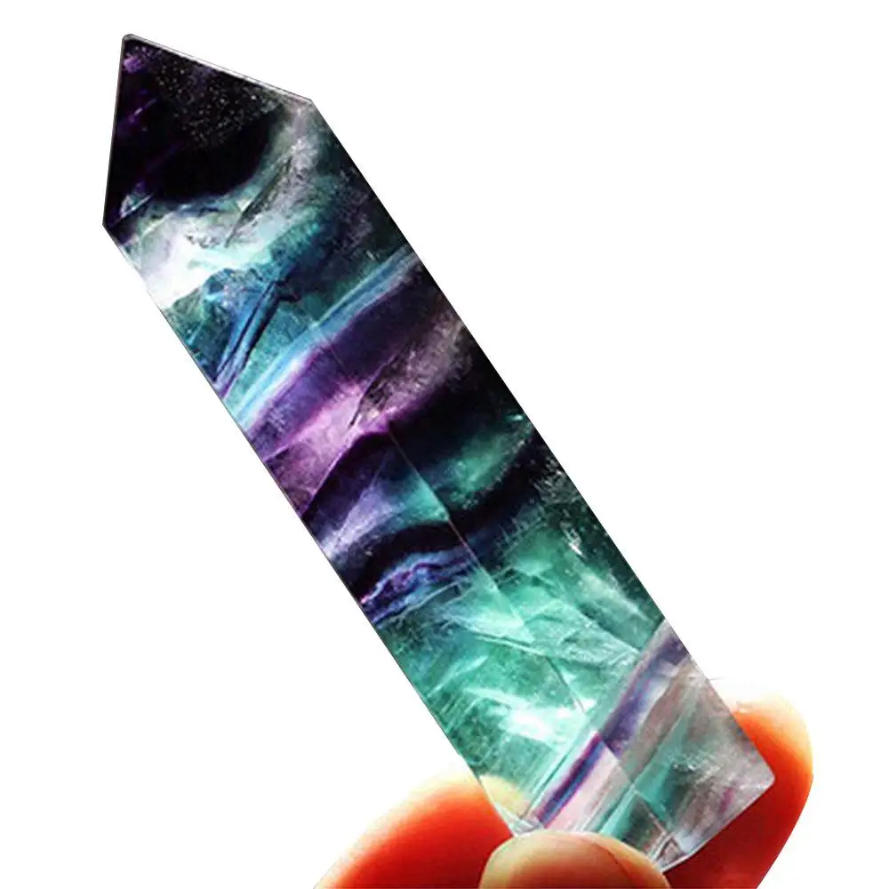 Us 166 26 Offsoledi Gemstone Crafts Colorful Beautiful Handicrafts Crystal Stone Bar Sculpture Collectibles Wand Points Minerals Home Decor In
