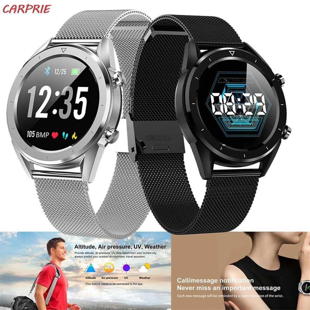 CARPRIE Waterproof IP68 DT28 ECG Blood Oxygen Pressure Heart Rate Monitor Sports Smart Watch for Apple Android Z30418 | Электроника