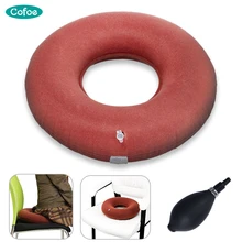 Cofoe Health Care Medical Seat Cushion Circular Inflatable Massage Anti Bedsore Pad Prevent Hemorrhoid Mat PVC seat