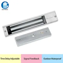 60 кг/180 кг/280 кг Электрический магнитный замок электромагнитный электронный дверной замок отказоустойчивый DC12V водонепроницаемый/сигнал Отзывы/встроенный