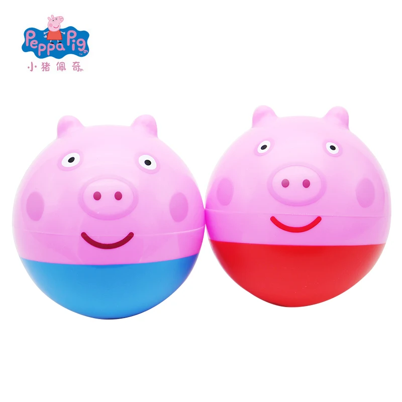 New Genuine Peppa Pig George Bouncing Ball Kawaii Action Hand font b Toys b font Soft