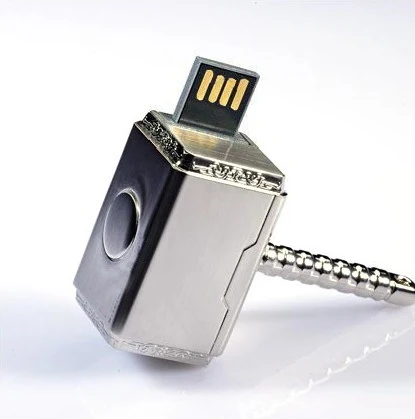 

Creativo USB 32GB Hammer Of Thor Avengers Flash Drives Pen Drive 64GB 128GB 512GB 1TB Pendrive Memory Stick Card Disk Key Gift