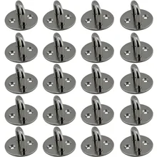 5 мм Лодка из нержавеющей стали круглое кольцо накладка глазная пластина морского класса 316 лодка/яхта 20 шт