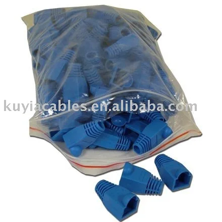 

FREE SHIPPING 500PCS/Lot Network Cable Boots Cap Plug for RJ45 Cat5 Cat6 boots (black,blue,grey,orange,red,purple,white,green)