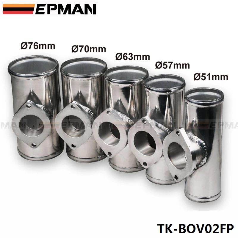 57 мм 2,2" BOV предохранительный клапан фланец т Монтажная труба TK-BOV02FP57