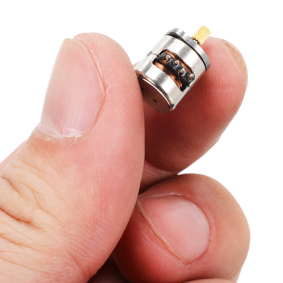 1Pcs Mini Micro Stepper Motor 8x9.2mm Small 2-phase 4-wire Stepper Motor With Copper Gear For Motor Parts