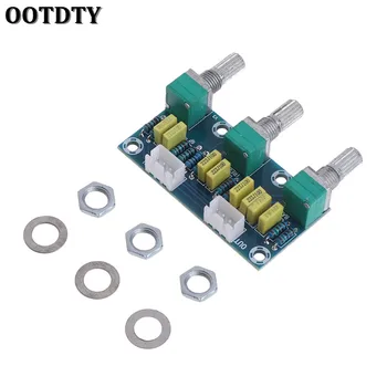 

OOTDTY HIFI Amplifier Passive Tone Board Treble Bass Volume Control Preamp Board 2.1CH