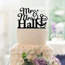 Mr & Mrs Wedding Decoration Cake Toppers Custom Acrylic Cake decorating tools