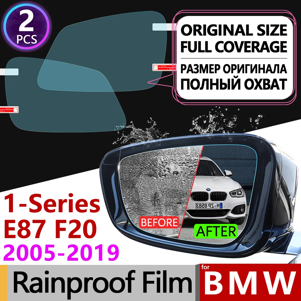 

for BMW 1 Series E87 F20 2005-2019 Full Cover Anti Fog Film Rearview Mirror Rainproof Accessories F21 116i 118i 120i 125i 130i M