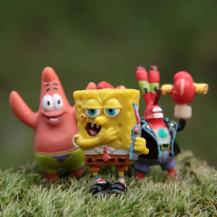 Sponge Captain Eugene H. Armor Abs Krabs Diy Animiation Action Figure