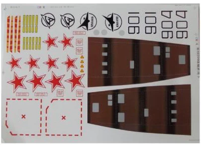 Decal Part for Freewing Su-35 70mm RC Jet  Airplane FJ30311 07