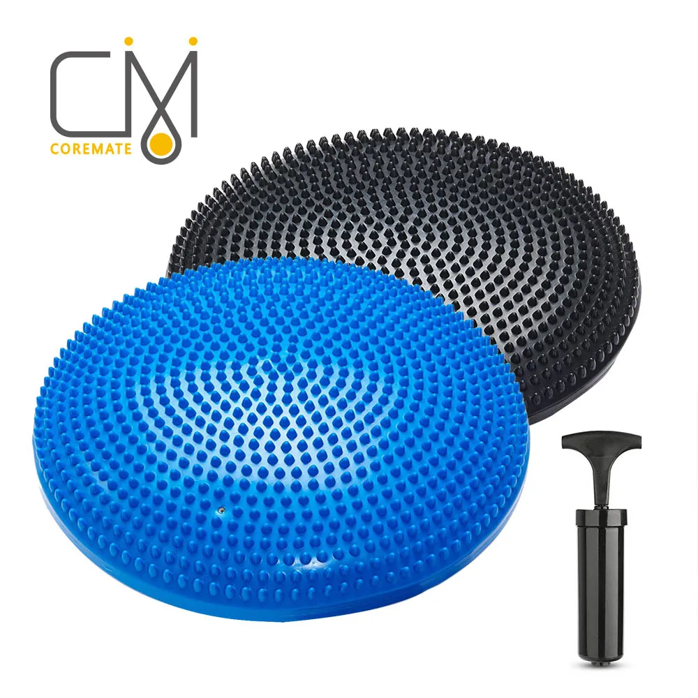 COREMATE Inflatable Yoga Massage Ball Durable Gym Fitness Yoga Wobble