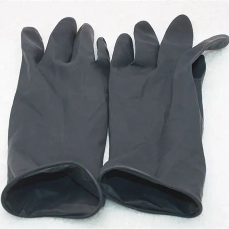 1 пара волос толстые резиновые перчатки техник перчатки прочные противоскользящие перчатки Парикмахерские аксессуары Инструменты для укладки волос черные перчатки