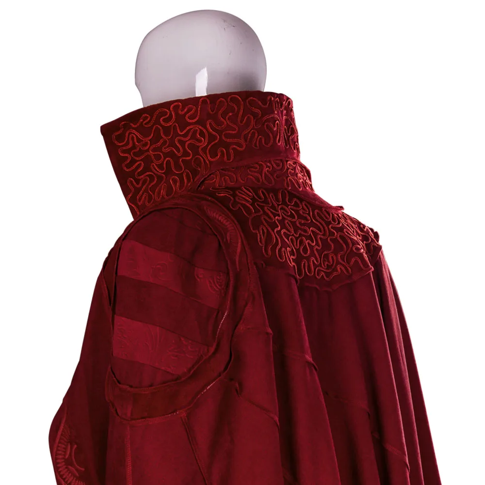2016 Marvel Movie Doctor Strange Costume Cosplay Steve Red Cloak Costume Robe Halloween Costume Party 