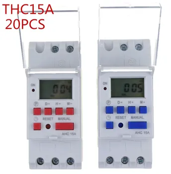 

20pcs thc15a Din rail timer relay time switches weekly programmble electronic TIME SWITCH bell ring device