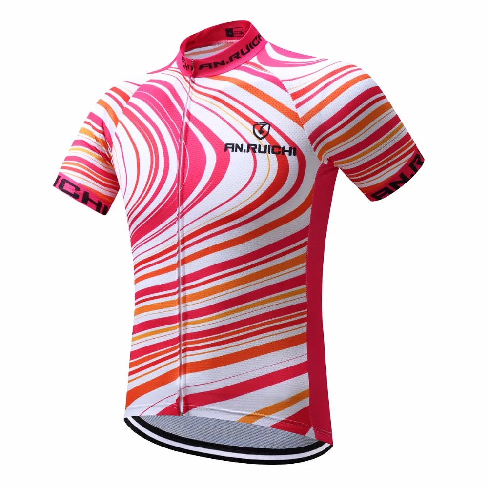 

Stripe Design Women Cycling Jersey 2018 Short Riding Bicycle Cycling Clothing Women Sport Jerseys Customized/Wholesale Service
