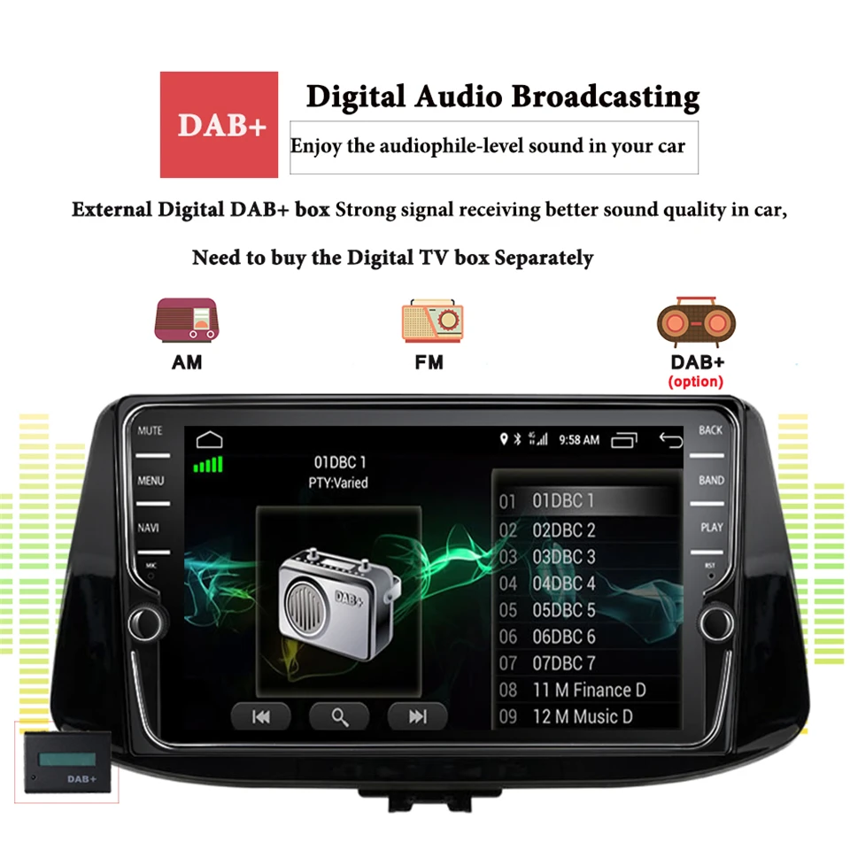 Discount Android 9.1 Car GPS dvd Multimedia Player for Hyundai i30 2017 2018 2019 with octa core wifi usb 4+64GB Auto Stereo Headunit 11