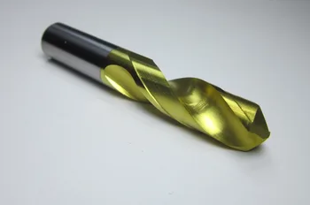 

wholesale 4PCS 12mm L=75mm Micro grain solid Tungsten carbide Twist Drill CNC machine Carbide USA Drill bits For Metal working