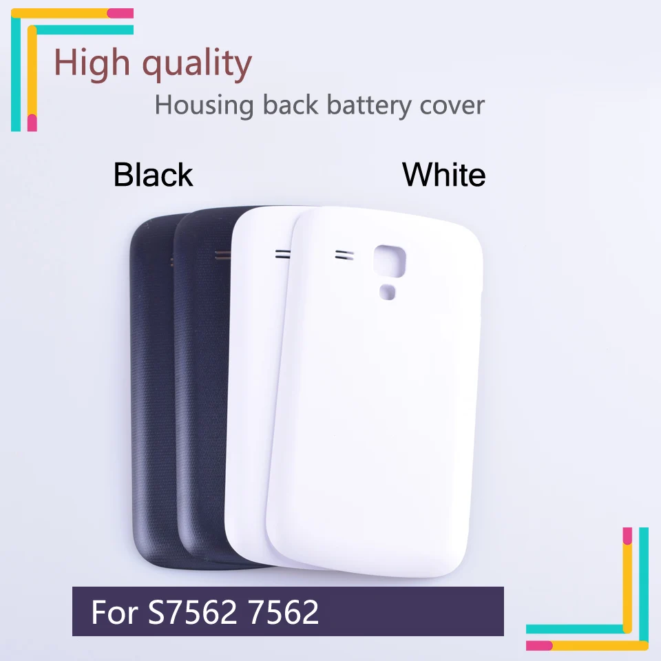 

New Rear Door For Samsung Galaxy Trend Duos S7562 7562 Cases Housing Back Cover Replacement Parts with Logo