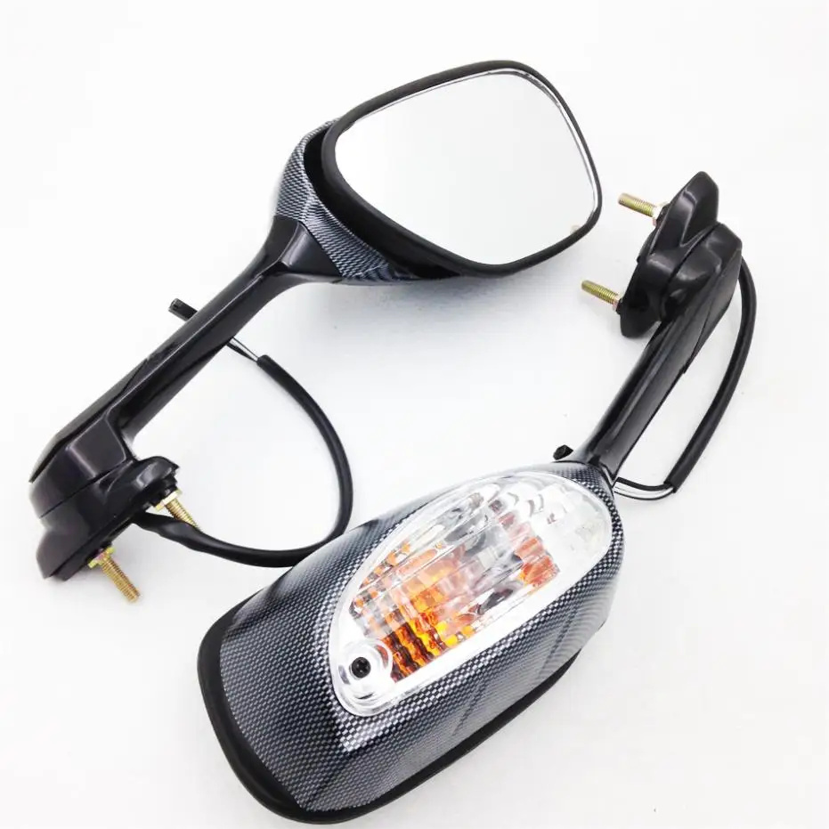 Espejos retrovisores LED para motocicleta luz intermitente para Suzuki espejos-retrovisores-led-para-motocicleta-luz-intermitente-para-suzuki