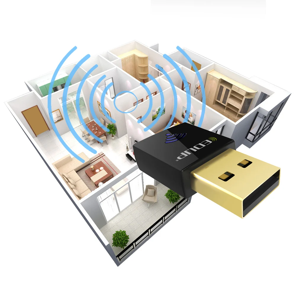 EDUP USB Wi-Fi адаптер 300 Мбит/с 802.11n Wi-Fi приемник USB Ethernet адаптер сетевой карты Окна Mac для ноутбуков настольных ПК