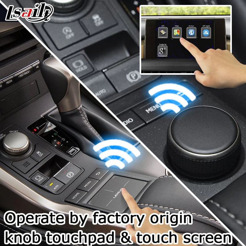 Android / carplay коробка интерфейса для Lexus NX200t NX300h NX300 NX 2015 2019 и т. Д. видео интерфейс GPS
