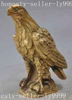 

christmas Tibet Bronze Copper Carved animal Lucky Eagle bird Classical Decoration statue halloween