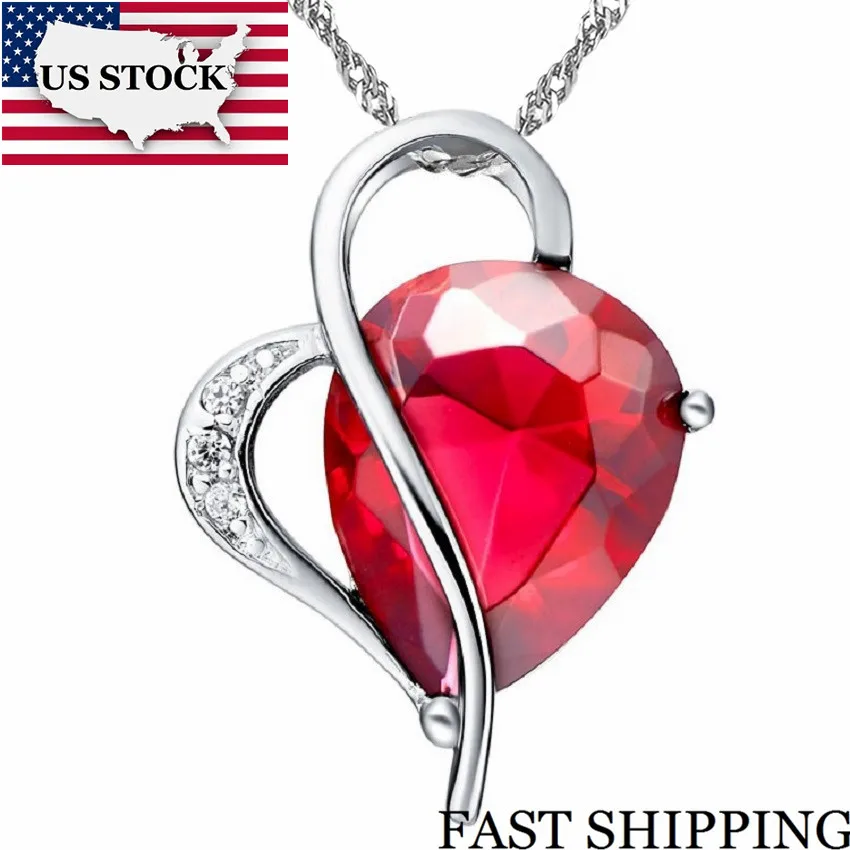 Buy US STOCK 15 Off Necklace Pendant Purple Red