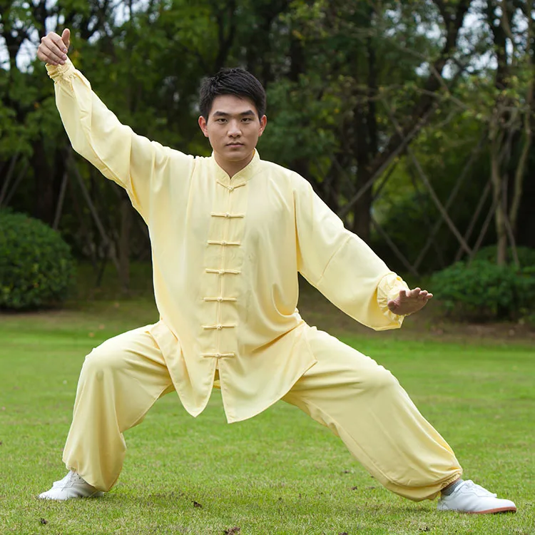Günstig 17 farben) Unisex Tai chi baumwolle rayon kleidung Taijiquan kleidung martial arts kleidung wushu uniform erwachsene morgen anzug